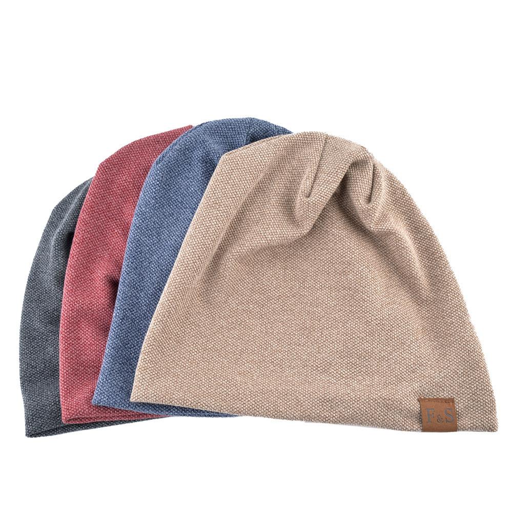 Cotton Knit Beanie For Winter With Windproof And Breathable Features For Men And Women