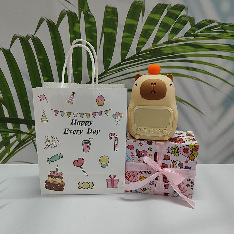 New Kabala Smart Alarm Clock with Night Light - Wake-Up Bedside Clock for Students with Tap Control