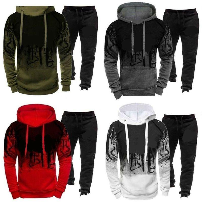 Stylish Men's Tracksuit With Comfortable Hoodie And Relaxed Sweatpants For Everyday Fashion