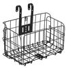 Folding Bike Basket Detachable Steel Wire Bike Handlebar Front Basket Bicycle Rear Rack Hanging Basket Cycle Cargo