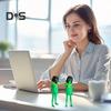 Giant Pickle Man Figurine 3D Printed PLA Green Cucumber Man Ornament Cartoon Vegetable Man Statue Sculpture Home Office Desktop Decoration