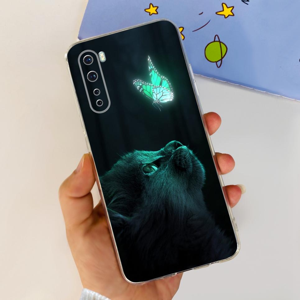 Soft Silicone TPU Coque Cover For Oneplus Nord Phone Case Cartoon Cat Cool Style Astronaut Fundas Oneplus Z 8 Nord 5G Cover Capa