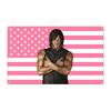 NNorman RReedus DDaryl DDixon Pink American Flag Tapestry The WWalking DDead Wall Hanging Room Decor