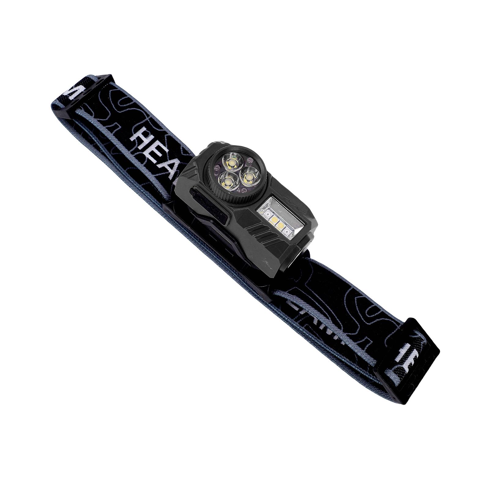 

Headlamp Rechargeable LED Motion Sensor Running Digital Display Screen Rainproof for Outdoor Camping Fishing Headband Light