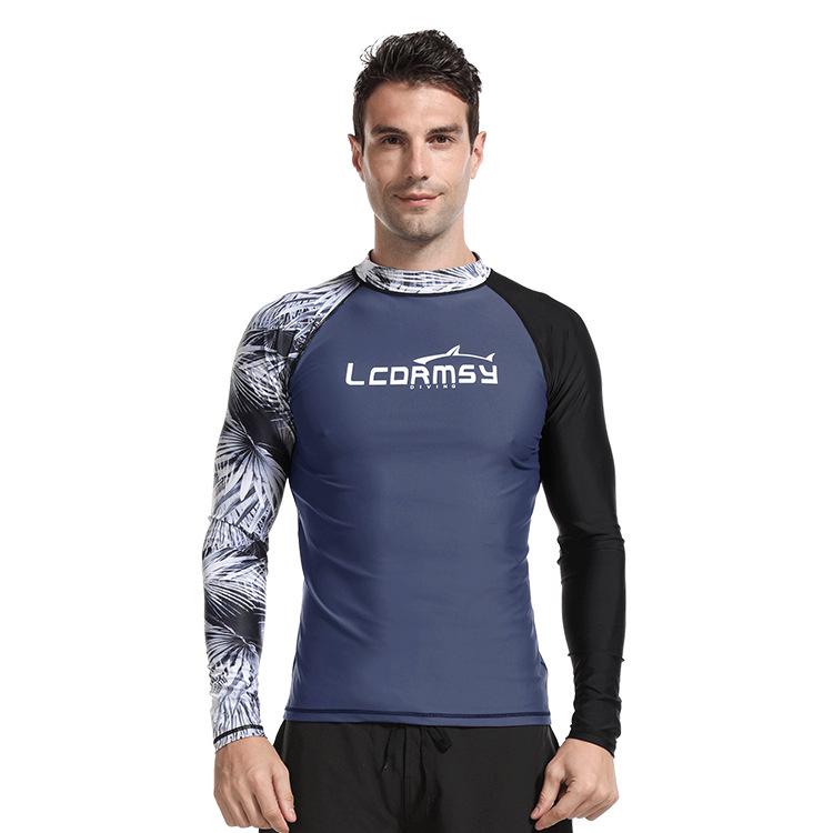 "Traje de Buceo de Manga Larga para Hombre Coreano de Secado Rápido con Protección Solar para Snorkel, Surf y Playa".