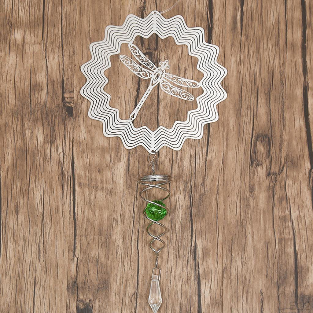 for window and wall Door Hanging Home Decor with Hook Spiral Wind Chimes Tail Outdoor Yard