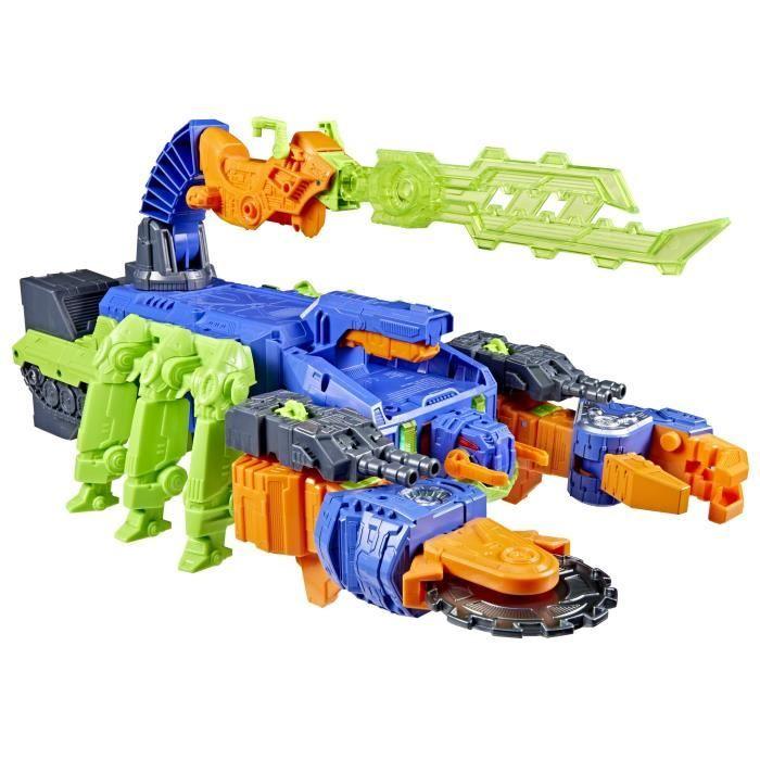 Transformers Scorponok Pack de combat, figurine 51 cm convertible, Transformers CYBERWORLD, dès 6 ans