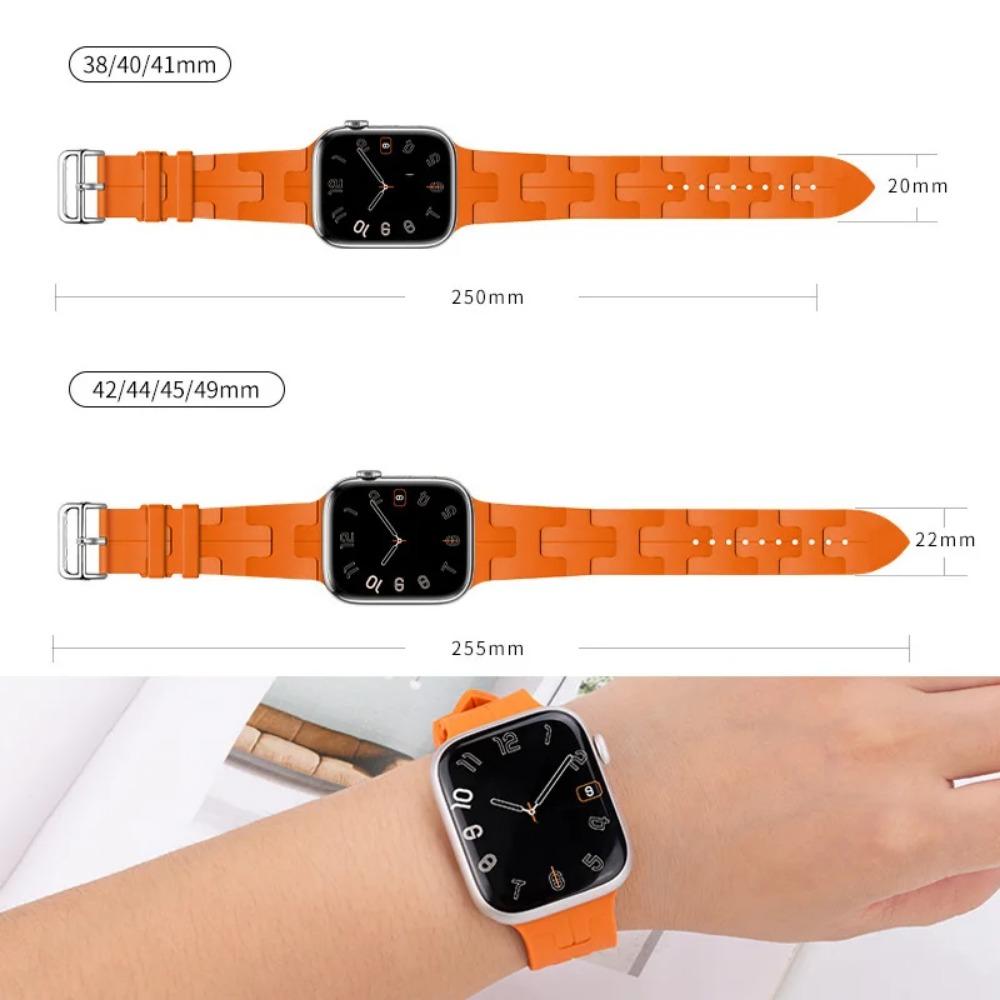 Silikonarmband für Apple Watch Band 46mm 42mm 45mm 41mm 49mm 44mm 40mm Weiches Armband iWatch Serie 10 Ultra 9 8 7 6 5 SE 4 Armband