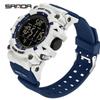 Sanda Student Sports Watch - Hot Selling Waterproof Multifunction with Snooze Alarm & Single Display.