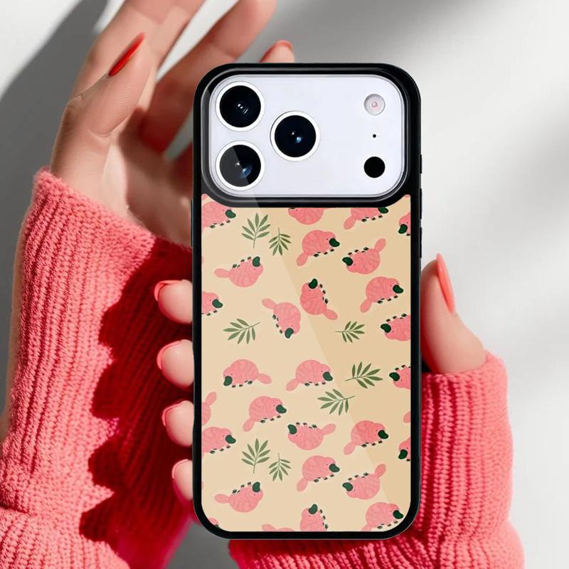 

Platypus and Fish Tribal Pattern Phone Case for iPhone 17 Air 16e 15 14 13 Pro Max Back Cover for 12 11 Pro Coque iPhone 12 Pro Max