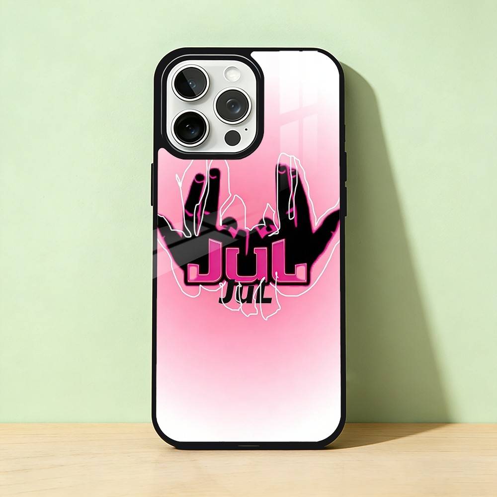 

AAA Rapper J-JuL C est Pas Des Lol Phone Case For iPhone 17,16,15,14,13,12,11,Pro Max,Plus Candy Silver Cover iPhone14