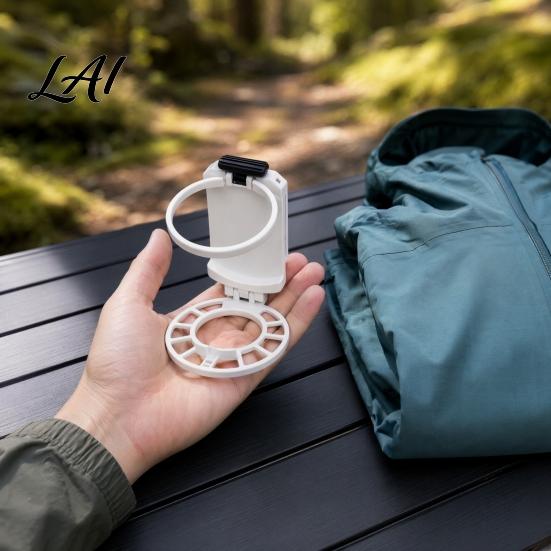 Foldable Can Holder Belt Drink with Stable Buckle Anti-Slip Hands Free Beverage Spill Proof Cup Carrier Clip Waist Caddy Portable Outdoor