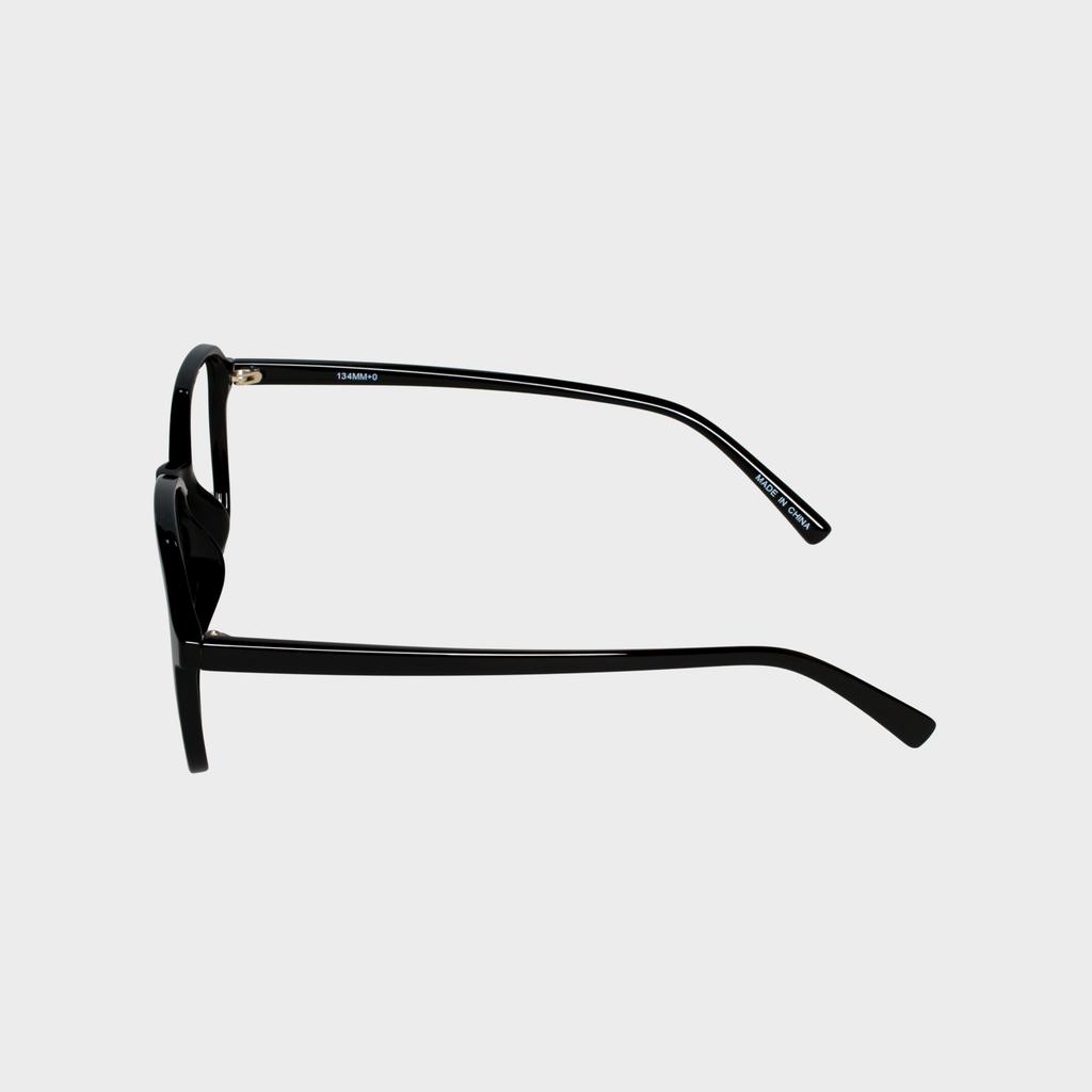 Ilsamsaemem Newtro Square Round Black Blue Light Blocking Lenses