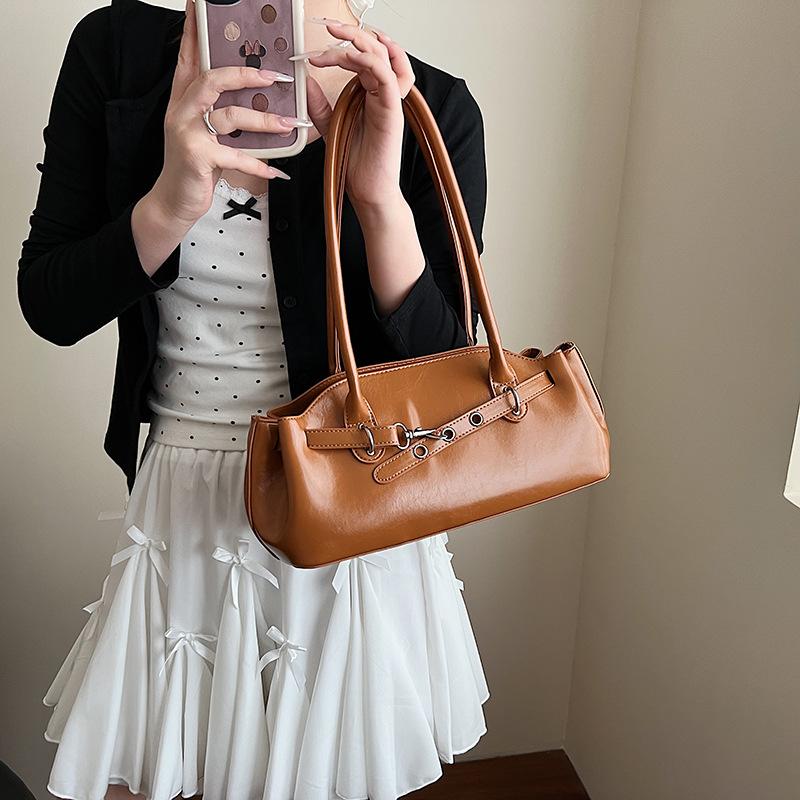 Retro Niche Design Underarm Bag Women's 2025 New Versatile Handbag Large-capacity Textured Shoulder Bag