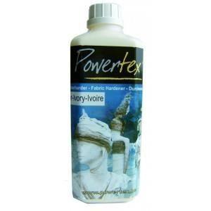 Solidifiant Tissu - Powertex - Ivoire - 500 gr - Blanc - Adulte - Mixte