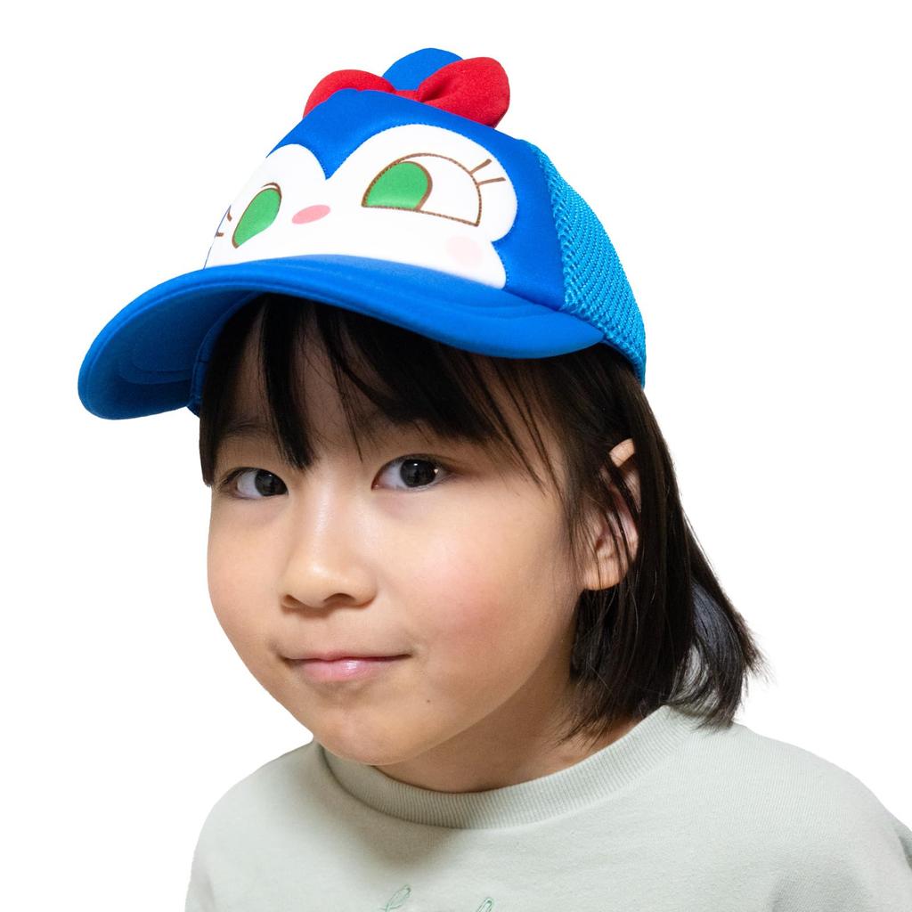 Anpanman Ages [Happy Beans!] Let's Go! Cap, Anpanman, Dokin-chan, Baikinman, Kokin-chan, 3-5 (Kokin-chan, 51cm)