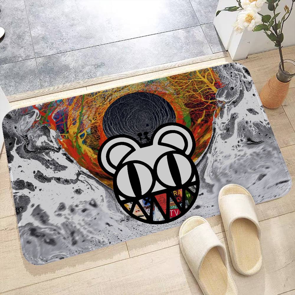 Alternative Rock Band R-Radiohead Bathroom Mat Kids Room Bedroom Decoration Balcony Anti-Slip Doormat Living Room Welcome Rug