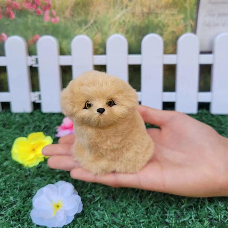 Plüsch Bellende Katze, Hase & Welpen Spielzeug - Pädagogische Tierpuppe für Kinder