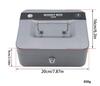 Creative Handheld Piggy Bank: Small Lockable Coin Storage Box with Key