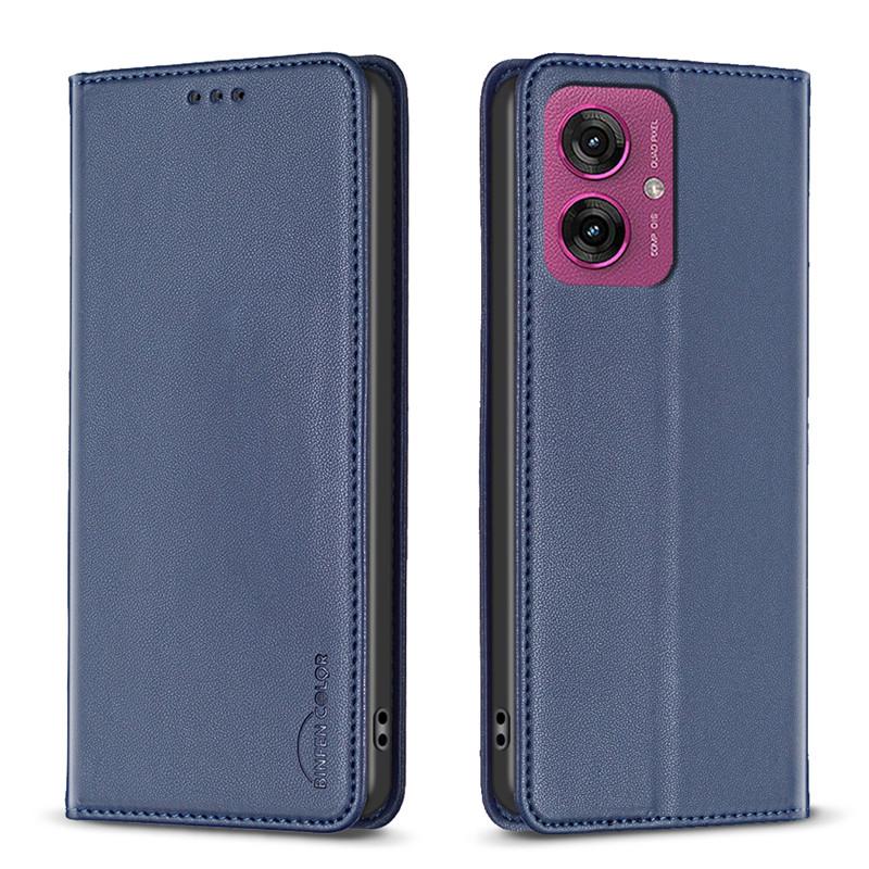 Wallet Flip Case on For Moto G55 G35 Classic Phone Leather Cases For Motorola MOTO G84 G55 G35 G14 G54 Edge 40 Neo 5G 2025 Cover