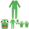 Roblox Rainbow Friends Grün Cosplay Kostüm Für Kinder Und Erwachsene