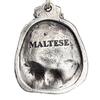 Maltese - Dog necklace, unique jewellery for the dog fan, unique adder pendant by Art-Dog brand