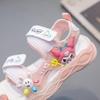 Children's sandals 2025 summer new girl cute princess sandals Nakatomi soft-soled student beach shoes