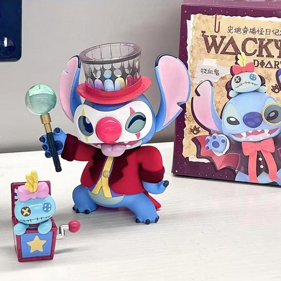 Latest Stitch Weird Diary Series Anime Figures Creative Cute Doll Statue Model   Plaything Kids Birthday Gifts