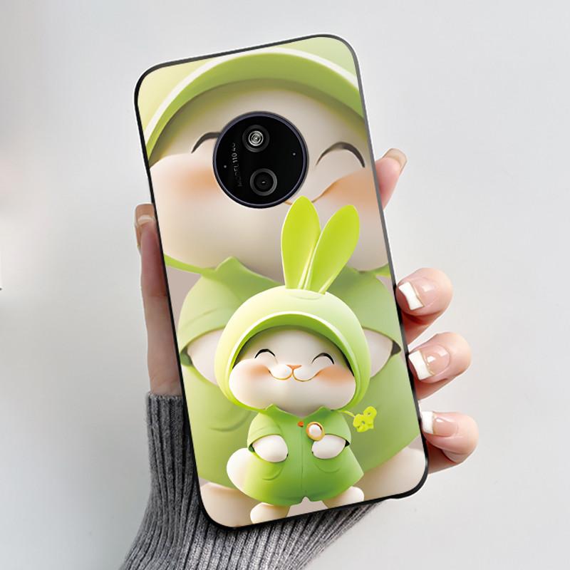 Casing For Nokia 125 110 4G 2024 HMD 110 Case Aesthetic Luxury Cute Cool Boys Girls Soft Silicone Black Matte Phone Cover Shell