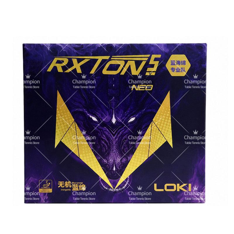 2026 New LOKI RXTON 5 NEO Table Tennis Rubber Sticky Loop Spin Offensive Ping Pong Sponge 100% Original Loki Ping Pong Rubber