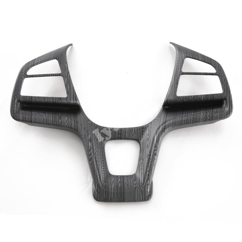 For BYD M6 2025 2026 ABS Carbon Fiber Steering Wheel Button Keys Trim Car Direction control Interior cover Sticker Accessories