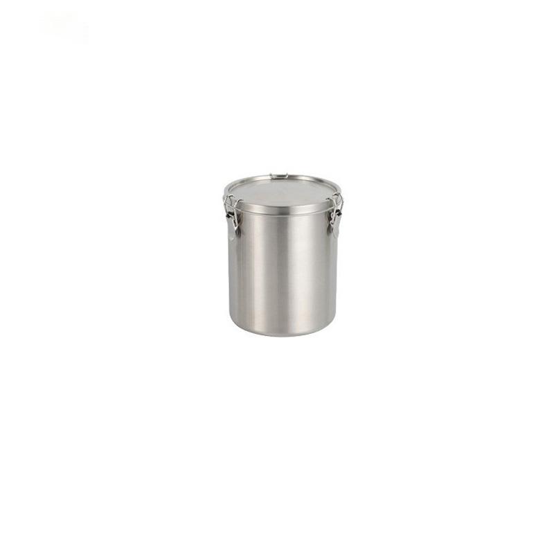 Stainless Steel Storage Tank Sealed Tank Food Storage Container with Scale Large Capacity Coffee Bean Cereal Tea Storage Tank