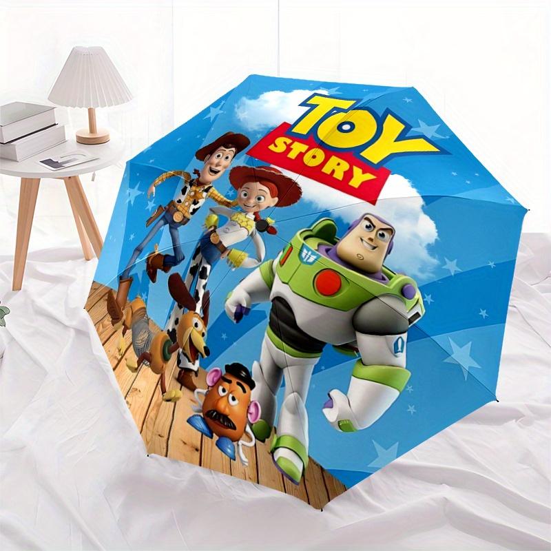 

1pc Toy Story Characters Automatic Opening Folding Umbrella with 8-Ribs Iron Frame, Portable Design for Outdoor Use, Ideal Gift for Fans, Tr