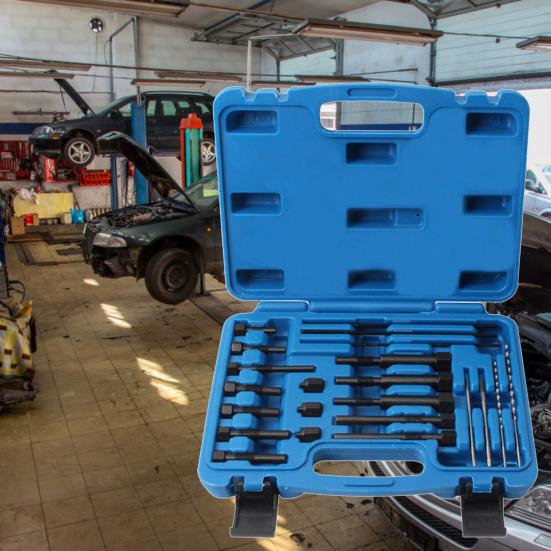 

22 шт./компл. набор для снятия свечей накаливания, высокая твердость, износостойкий, трудосберегающий, углеродистая сталь, прочный инструмент для извлечения свечей накаливания, автомобиль