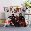Vintage Rock Band KORN Pillow Gift Home Office Decoration Pillow Bedroom Sofa Car Cushion CoverPillow Case