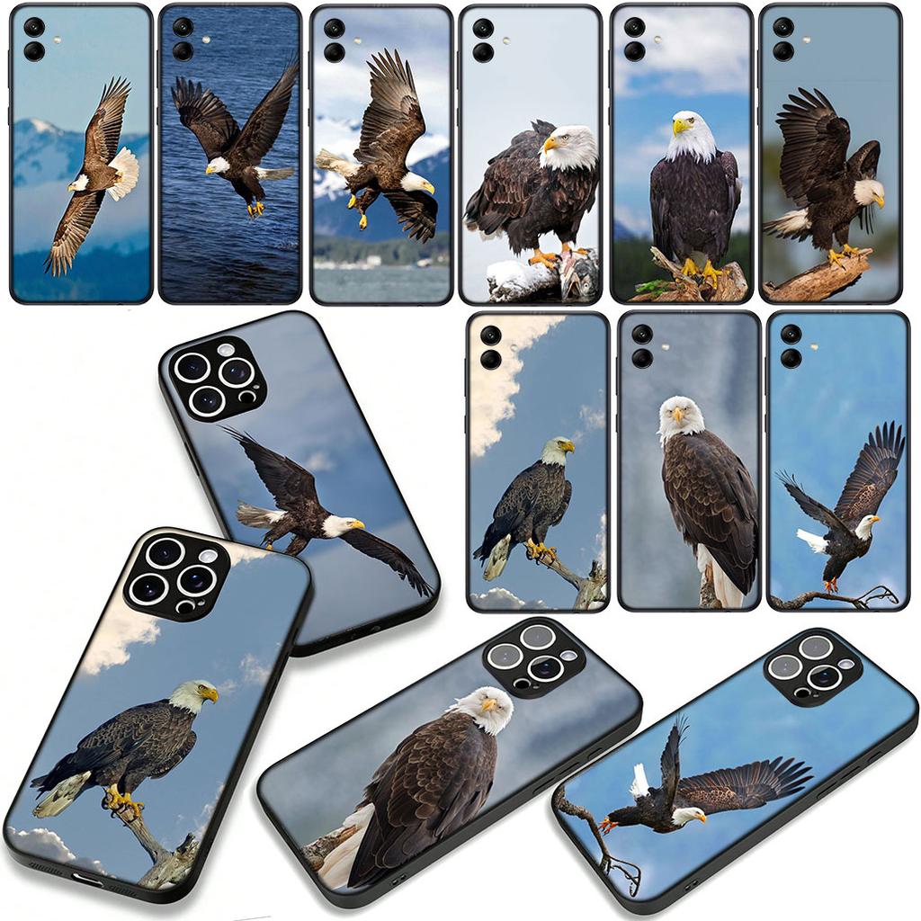 Fly Bald Eagle Phone Cover Case for Huawei P30 P20 Mate 20 Lite Pro Y7 Y6P Y7A 2019 Nova 5T 3I Casing