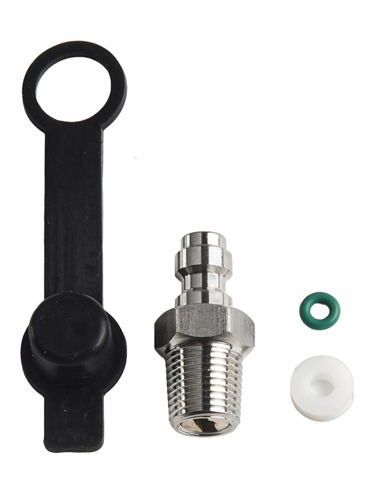 Quick Connector Kit Air Hose Fitting With Thread 8Mm Male Valve For Air Hose Accessories Easy Installation