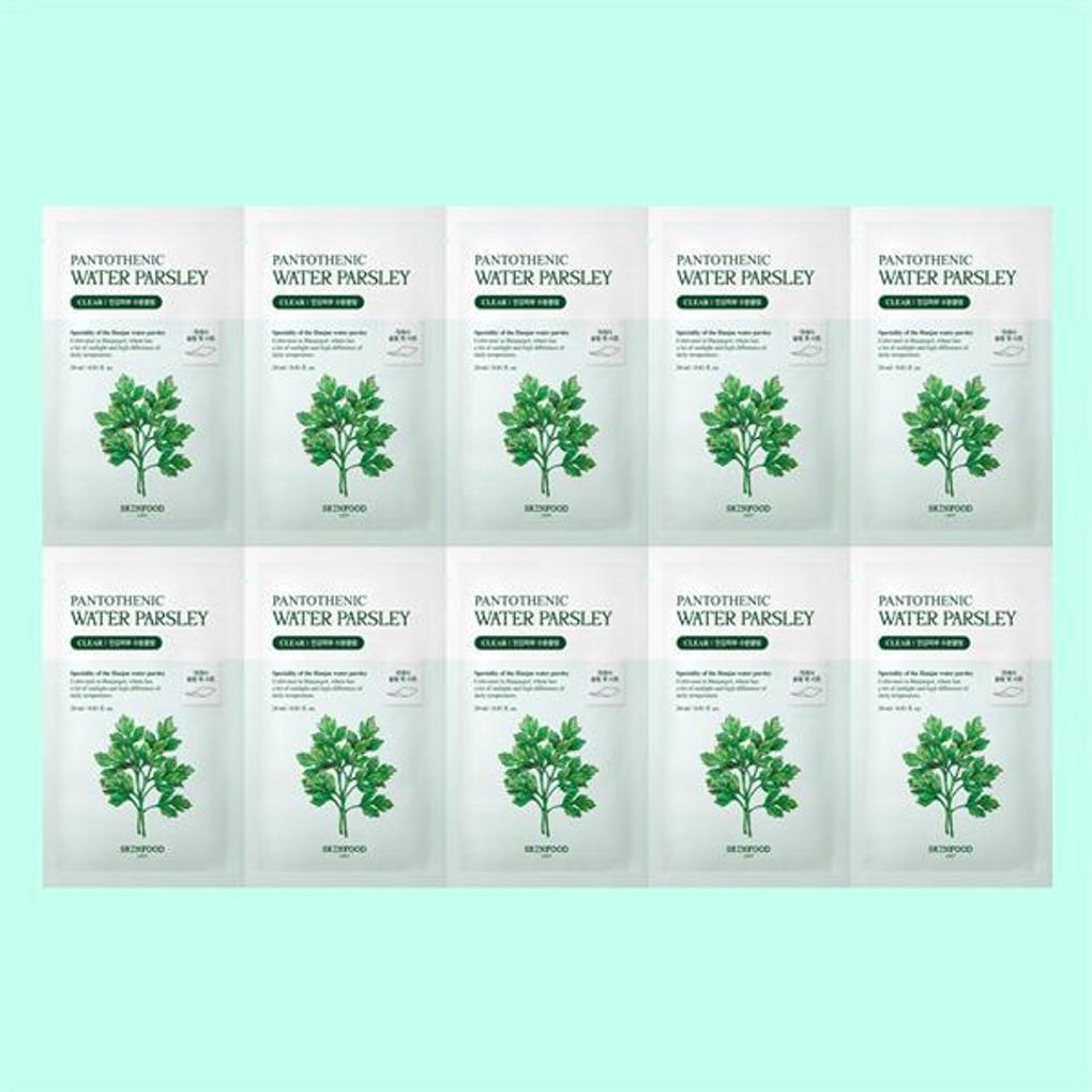 

Skinfood Pantothenic Water Parsley Mask 24ml x 10 sheets