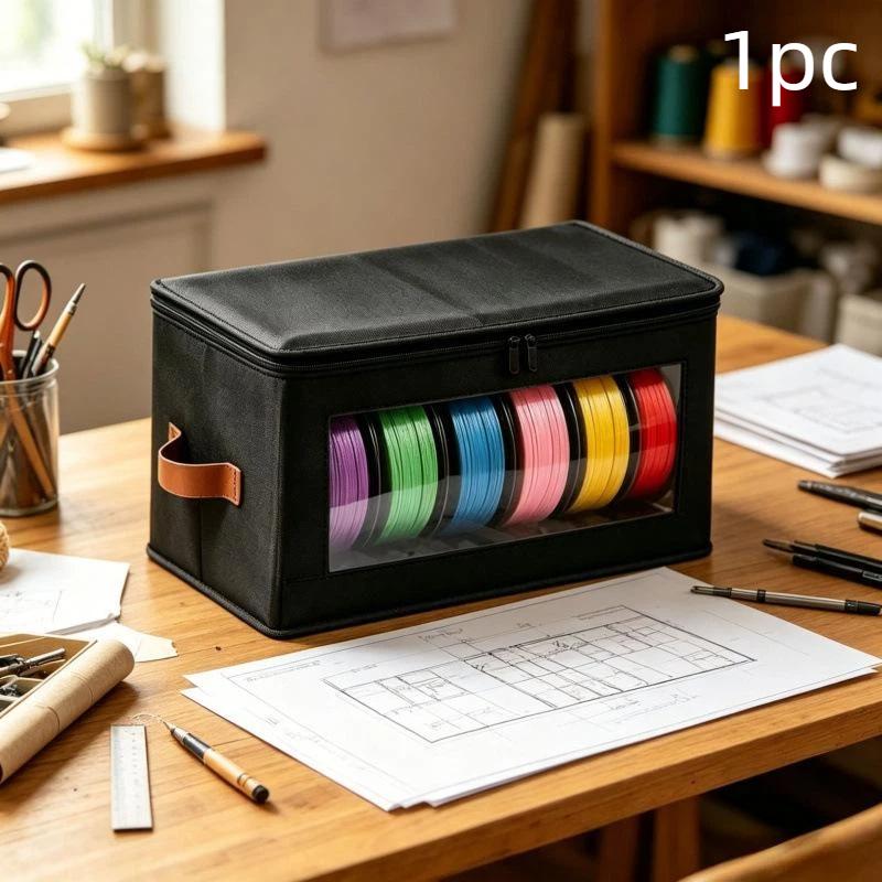 3D Printer Filament Storage Bags 3PCS Tear Resistant Thickened Pouches for Protecting 3D Filament Desktop Printer Workspace