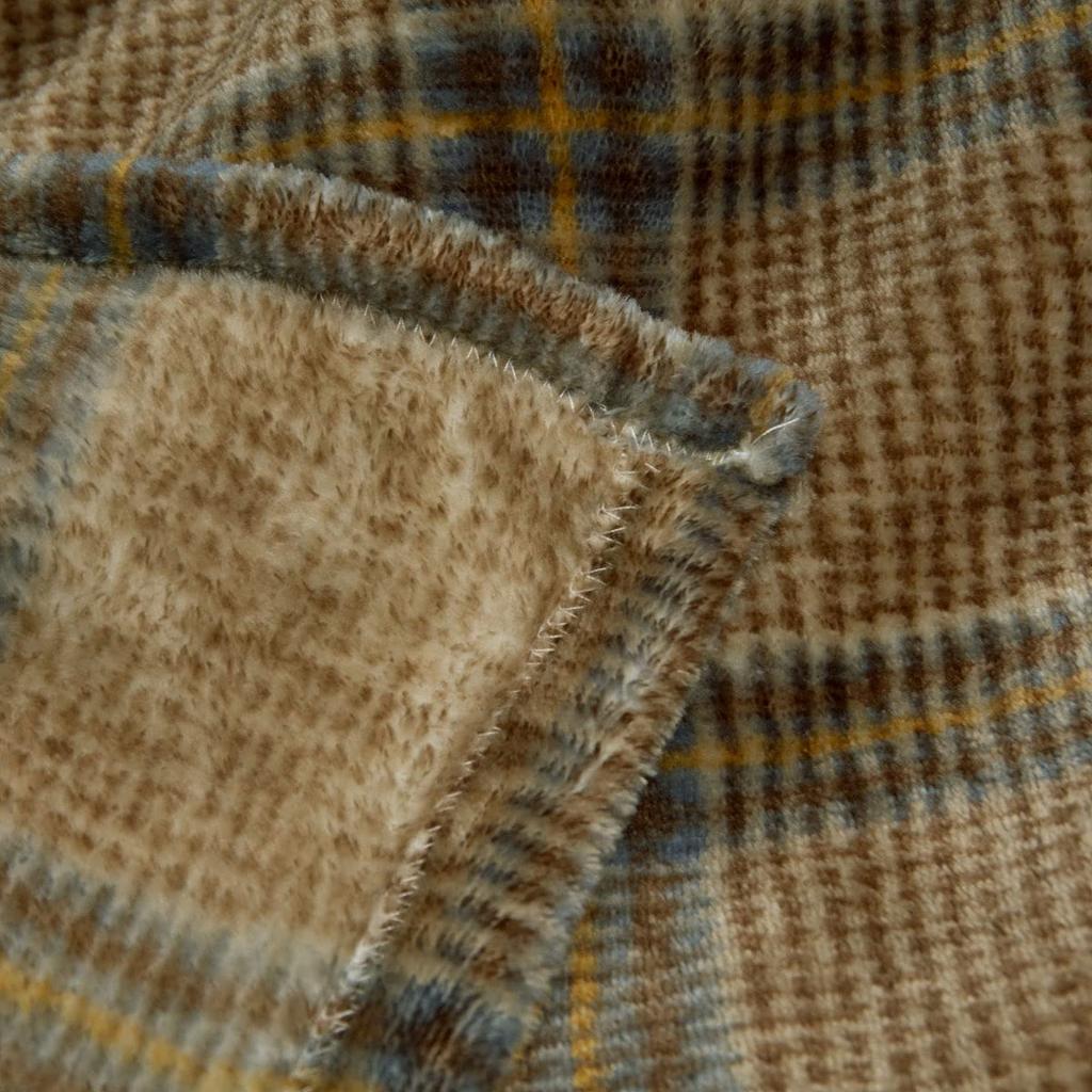 Ikehiko Kotatsu Futon Top Cover Charis Top Cover 195 X 195 Cm Brown Casual Plaid Water Repellent Washable Approx. #5576049