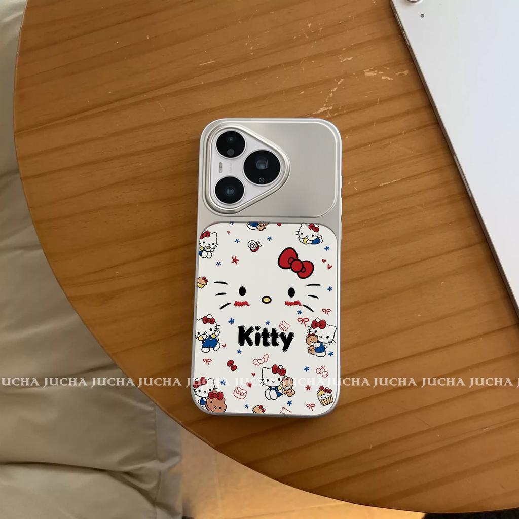 Applicable To Huawei puraPromax Mobile Phone Case Cute with Bracket HUAWEIpura Soft Cute Blushing Cat