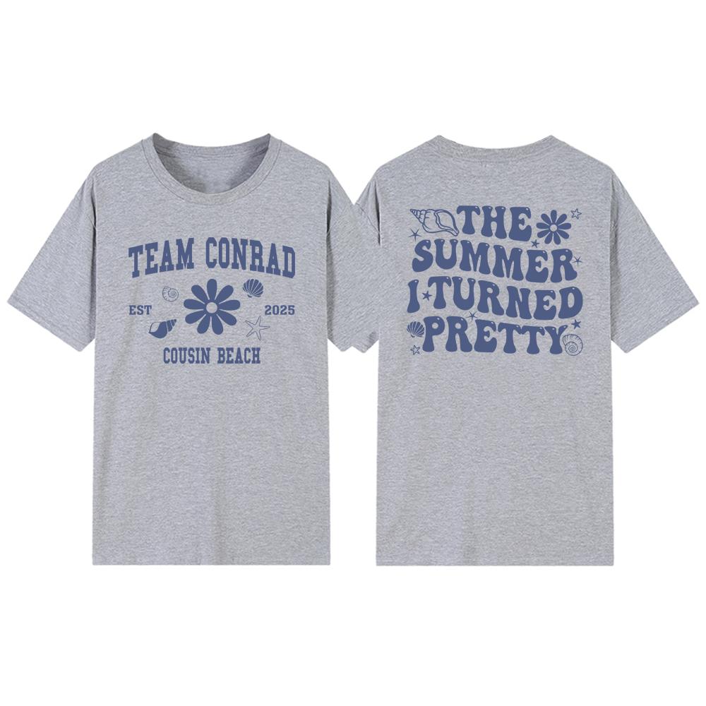 The Summer I Turned Pretty T-Shirt TSITP Team Conrad Tee Unisex Short Sleeve T-shirts Beach Summer Vibe Shirts Women Clothing