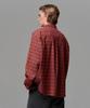 Ira Unisex Vintage Check Shirt - Red