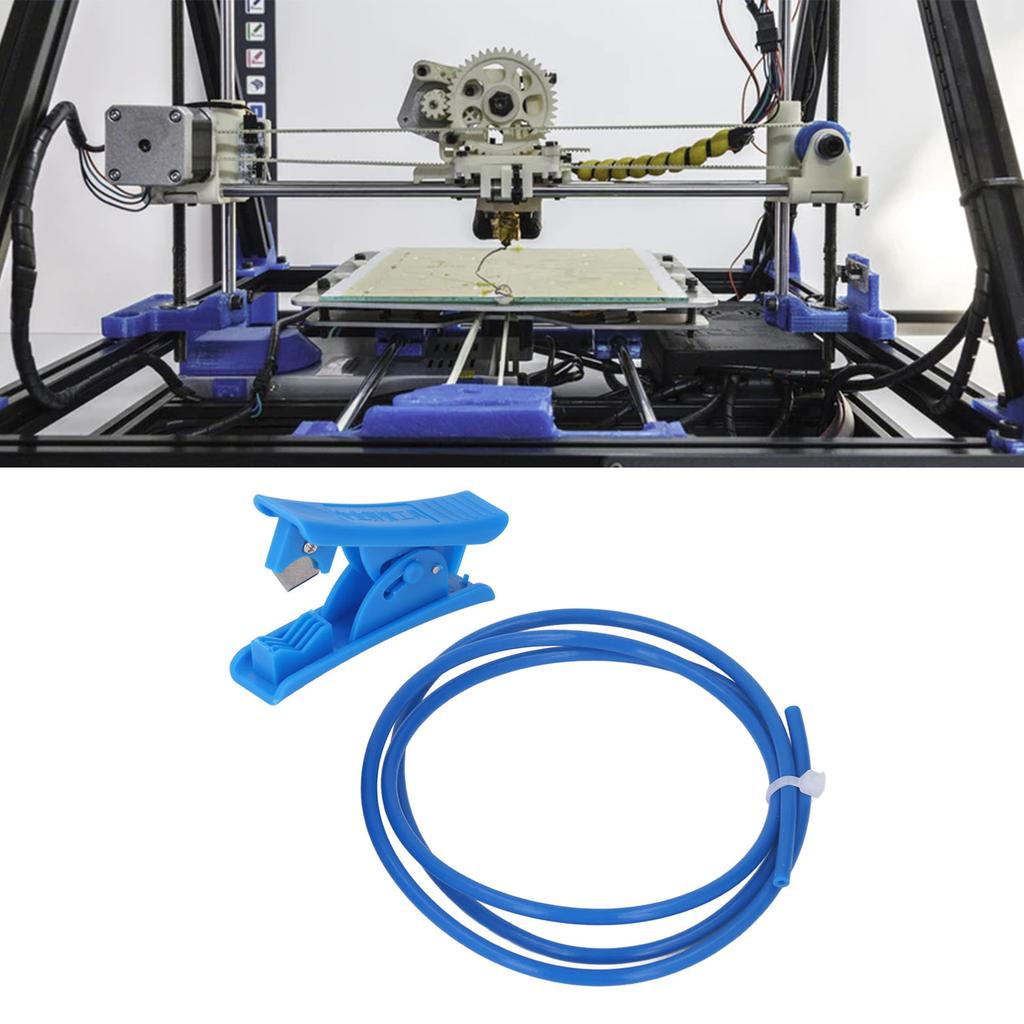 3D Printer PTFE Tube 3 Meter Heat Resistant 3D Printer Accessories Kit with Tube Cutter for 1.75mm Filament