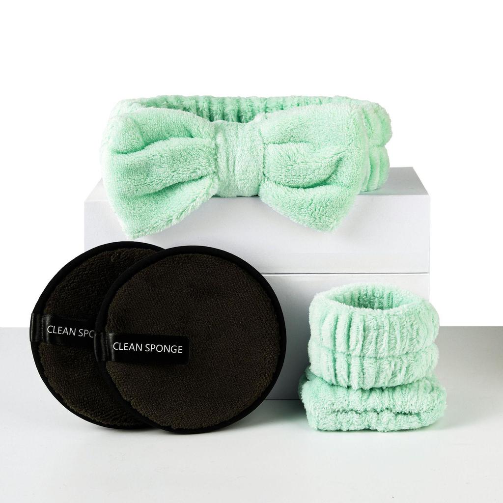 Multi-piece Powder Puff Set: Includes Beauty Blender, Thumb Puff, Mini Puff, and Cotton Puff In 5/14/19/25/34-piece Options.