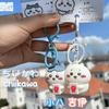 1 Pair Cute Chiikawa Magnetic Keychain Kawaii Miniso Cartoon Hachiware Couple Fortune Pendant Friends Backpack Pendant Girls Gift