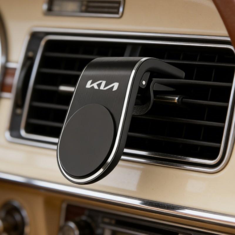Car Metal Magnet Phone Holder Car Interior Accessories For Kia Rio Soul Cerato Soent Sportage Picanto K5 Forte Niro Morning Ceed Ljcmw22