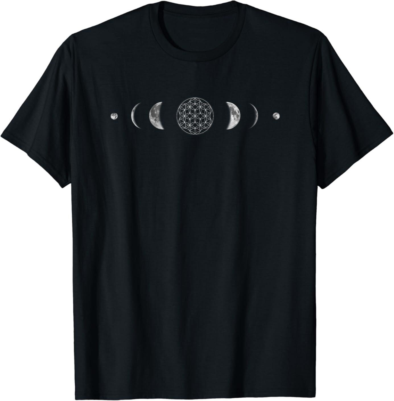 NEW LIMITED Cool Flower of Life Sacred Geometry Tee T-Shirt S-3XL L