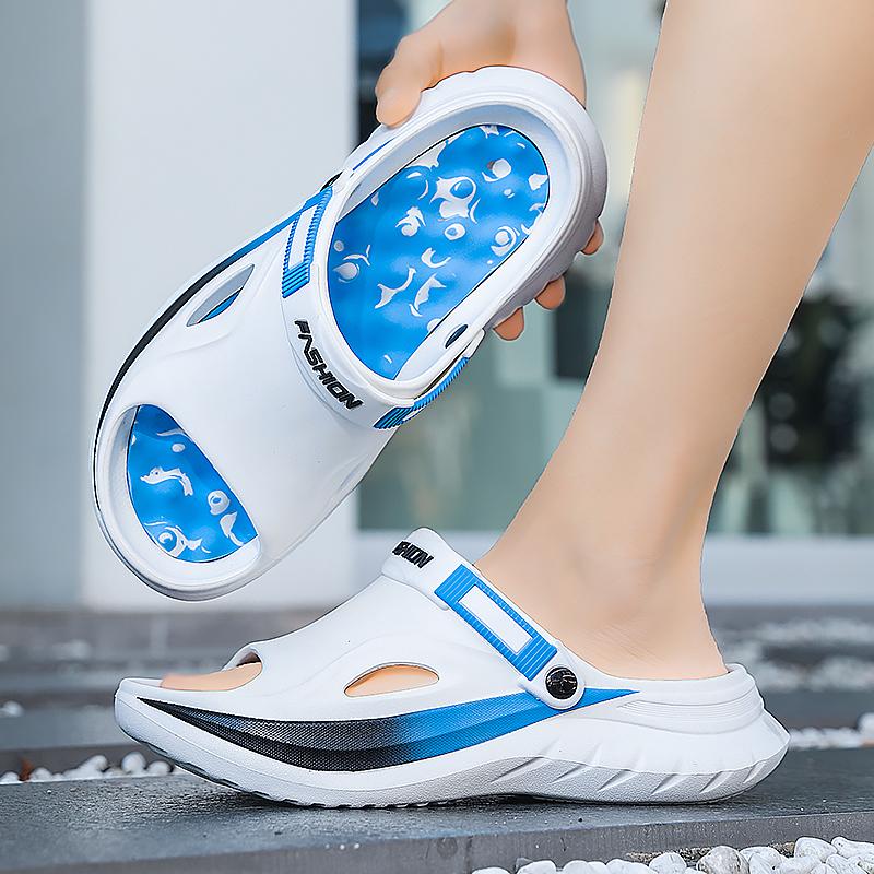 Slippers For Men And Women, Summer Soft Sole Outer Wear, Deodorant Two-Wear Sandals, Men'S Non-Slip Beach Sandals
