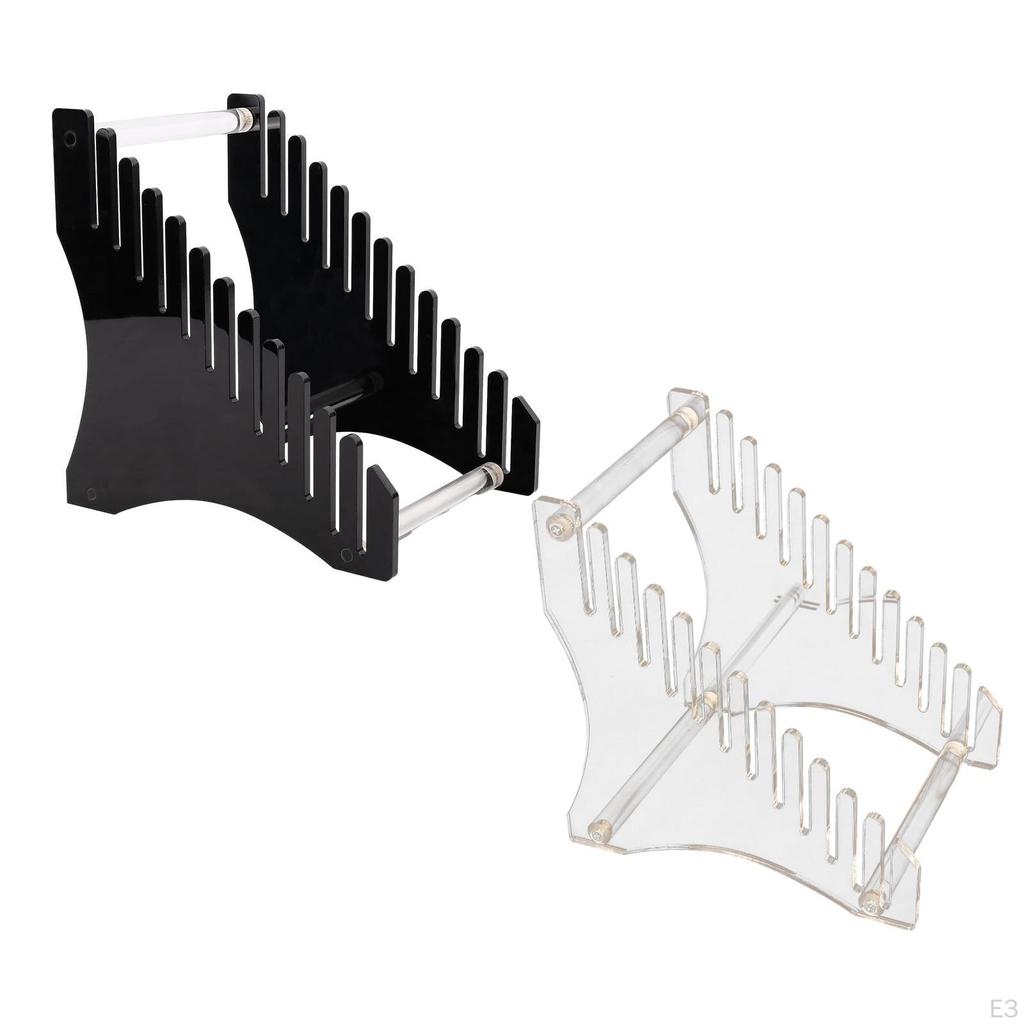 Record And CD Rack Holder, Acrylic Durable Groove, Sturdy, Multi-use, for Home Office,